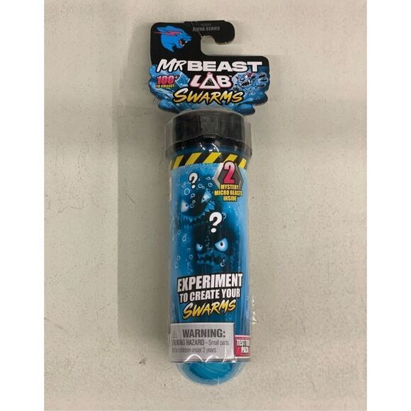 Mr Beast Lab SWARMS TEST TUBE 1 Count *NEW* 1" Micro Beasts Inside 2024 Moose B1 - Picture 1 of 3